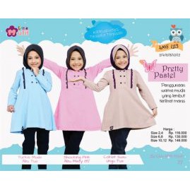 Little Mutif Girl 123/ Baju Muslim Anak/ Syar'i / Gamis / Hijab Fashion