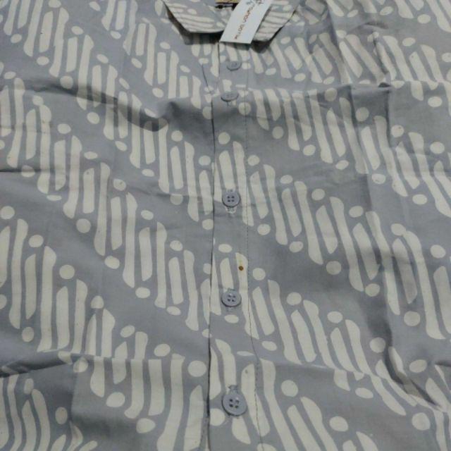 Kemeja Batik Anak Abu-abu Series