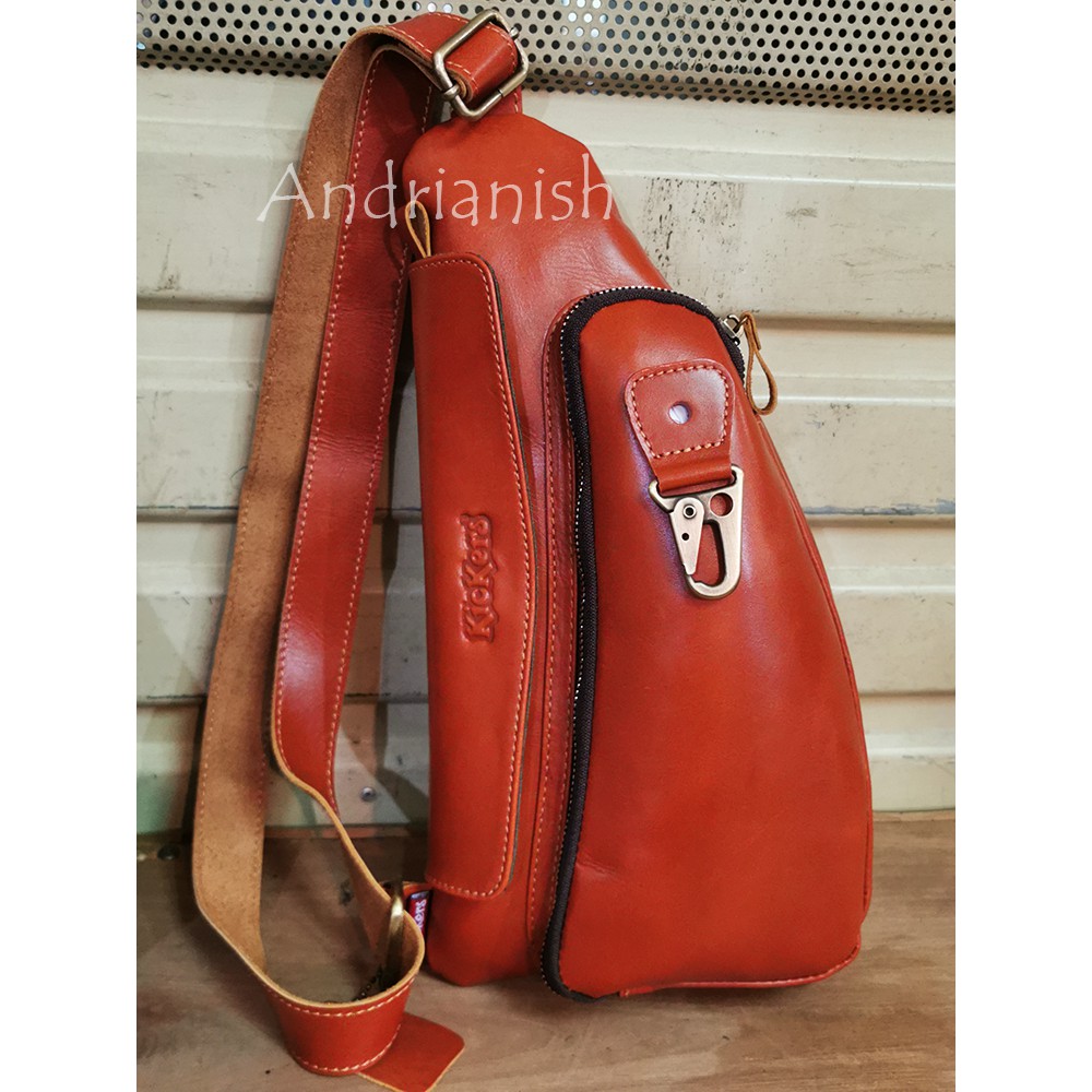 Tas kulit asli kikers Terbaru waistbag Original