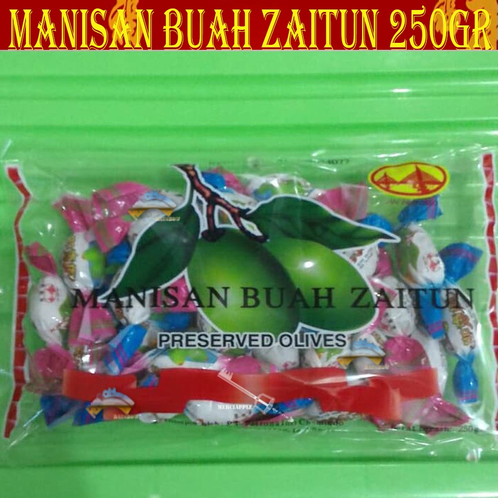 Manisan Buah Zaitun Kana Tanpa Biji Permen Imlek China Chinese New Years China Hai Wan Qiao Olives 250gram