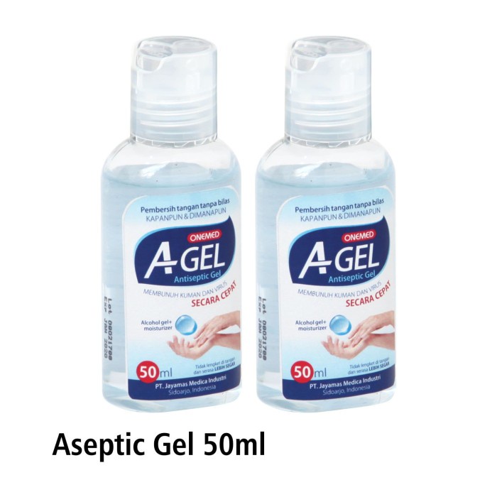 Aseptic Gel 50ml Box isi 50 Onemed OJ2