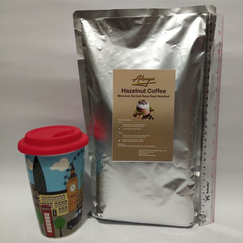 

Hazelnut coffee 1 kg merk akaya minuman serbuk