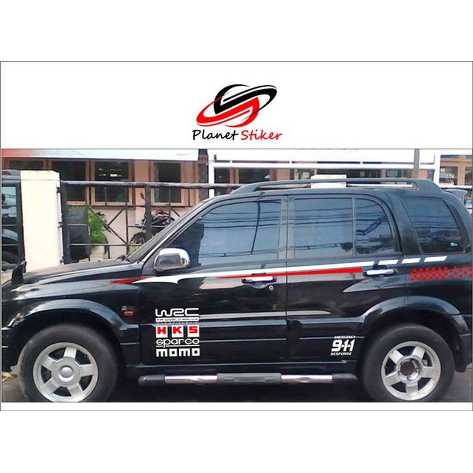 Jual Dijual CUTTING STICKER STIKER LIST MOBIL SUZUKI ESCUDO RACING DEVELOPMENT Limited Indonesia Shopee Indonesia