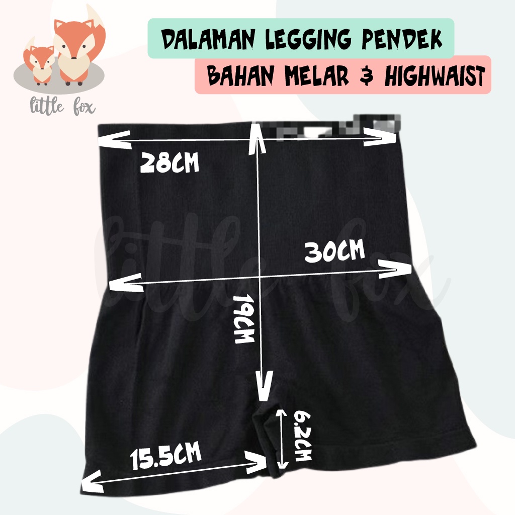 Legging Hotpants Highwaist / Shorpant / Celana Korset Pinggang Tinggi Daleman Wanita / Lejing Sepaha / Leging Pendek Dalaman High Waist Perempuan Celana Yoga Olahraga Boxer Fitnes Shapewear Shaper Shape Wear Shorts Fitness