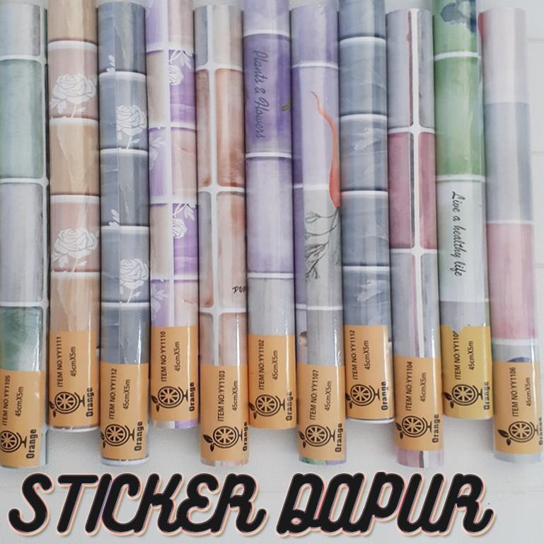 RESTOCK Sticker Dapur Kamar Mandi ANTI AIR ANTI MINYAK RESTOCK Sticker Dapur Kamar Mandi ANTI AIR ANTI MINYAK
