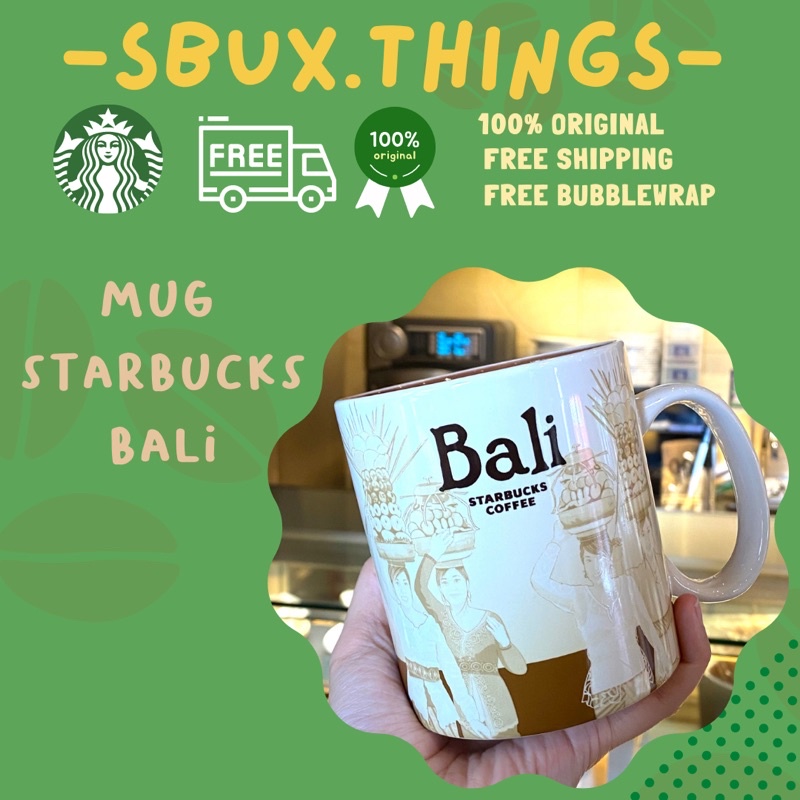Starbucks 16oz Mug Jakarta indonesia Bali Ceramic City Collection Core