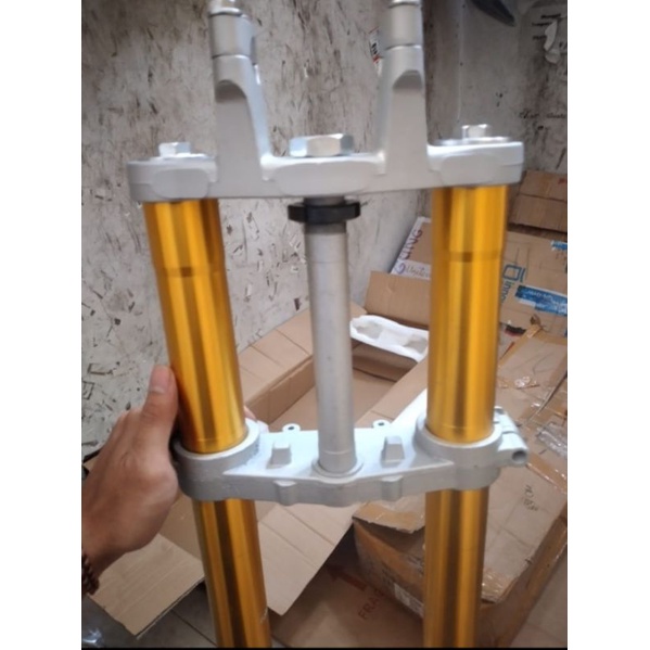 Shock depan klx 150 USD klx 150 wilwood murah