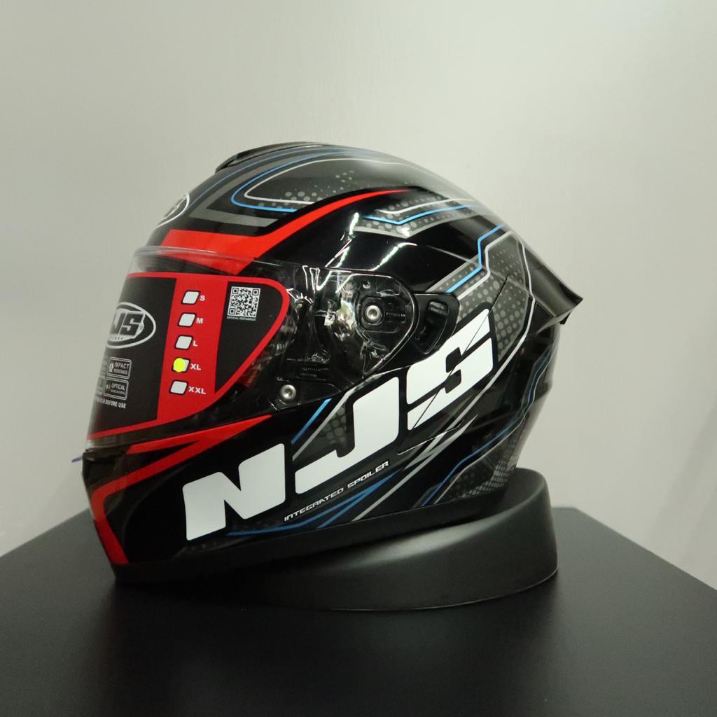 NJS ZX-1 Motif Furion Helm Fullface