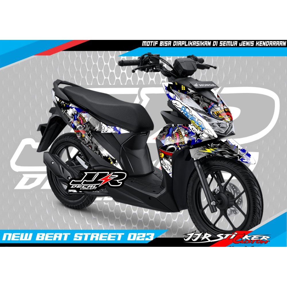 Stiker Decal Honda New Beat Street /Street -stiker honda beat new 2020-2023 full body BEAT DELUXE Do