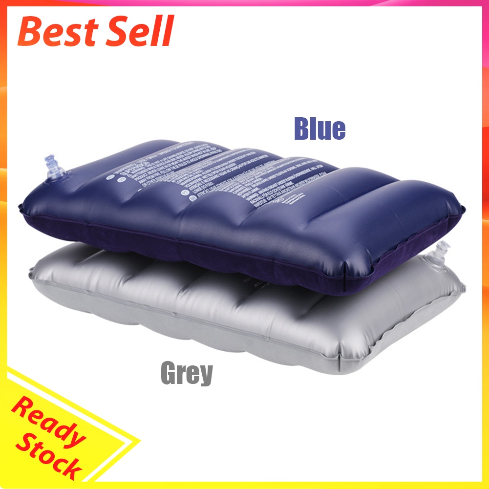 Inflatable Outdoor Camping Pillow Foldable Portable Car Plane Sleep Cushion