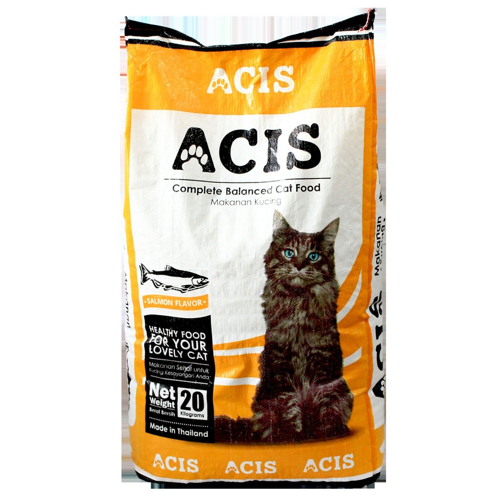 Acis Salmon Adult Cat Food  20kg - Pet Cat Makana Kucing