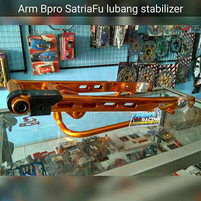 ArM drag bpro SatriaFu lubang stabilizer emas