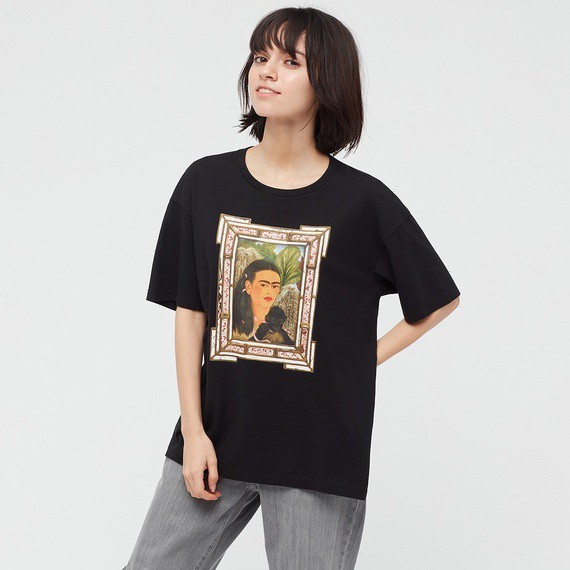UNIQLO UT Series Of Their Nature T-Shirt Kaos - Frida Kahlo(COD Available)