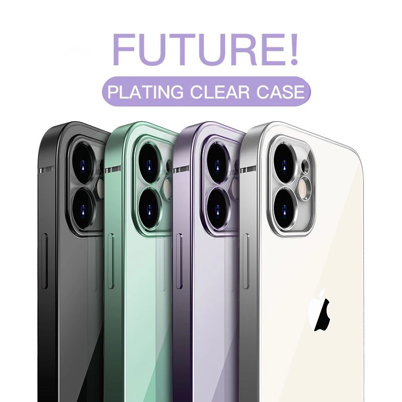 ‼️ PLATING SQUARE CASE 12 LOOK A LIKE CASE FOR IPHONE 7 8 PLUS X XS XR XS MAX 11 PRO MAX