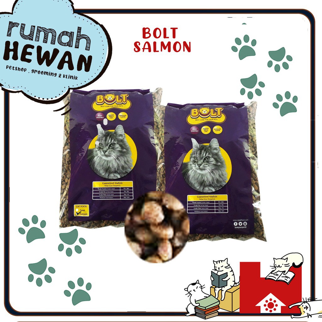 Bolt Repack Paket 15Kg - Makanan Kucing 15pcs