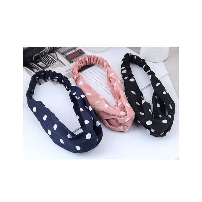 LRC Bando Fashion Spot Shape Decorated Headband A5425X