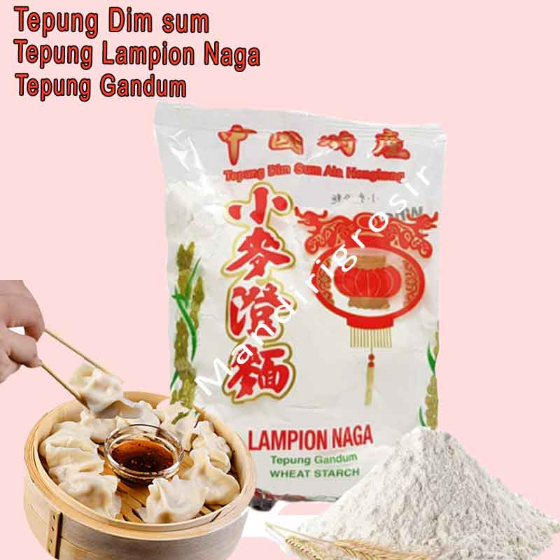 

Tepung Dimsum Ala Hongkong *Tepung Lampion Naga * Tepung Gandum * 454g