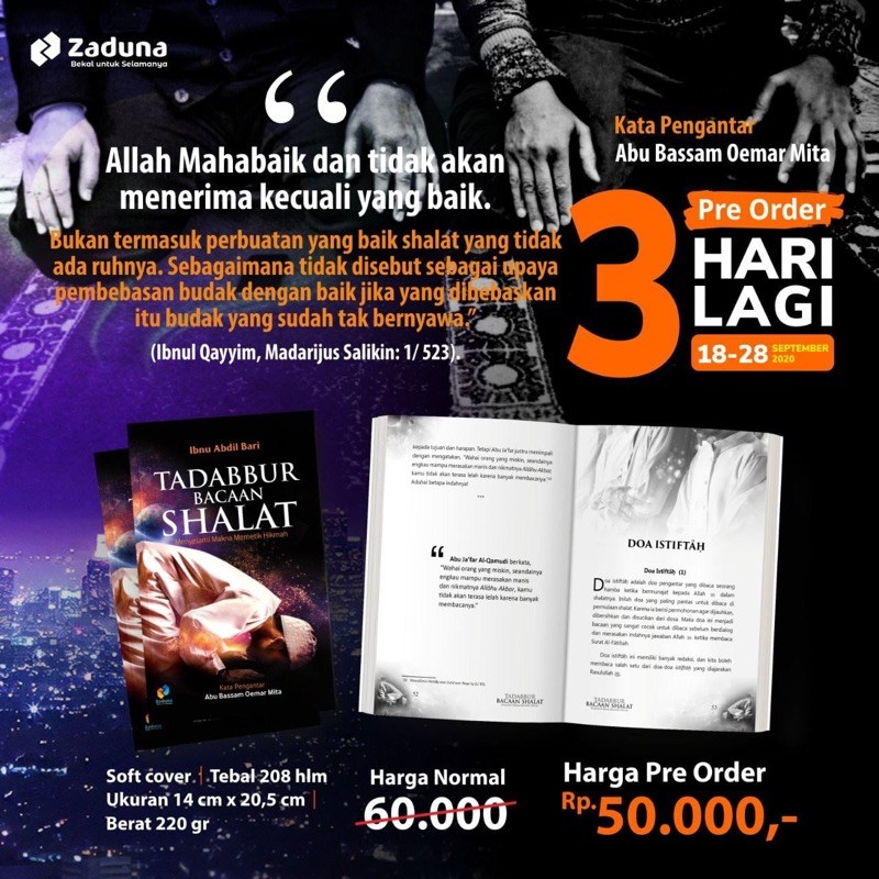 TADABUR BACAAN SHOLAT