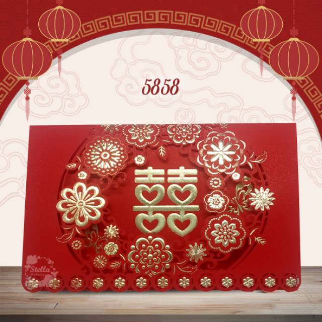 Blangko Undangan Mandarin 5858