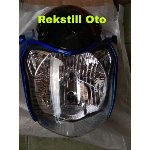 Batok Kedok Kepala Lampu Depan Vixion New Ks Warna Biru