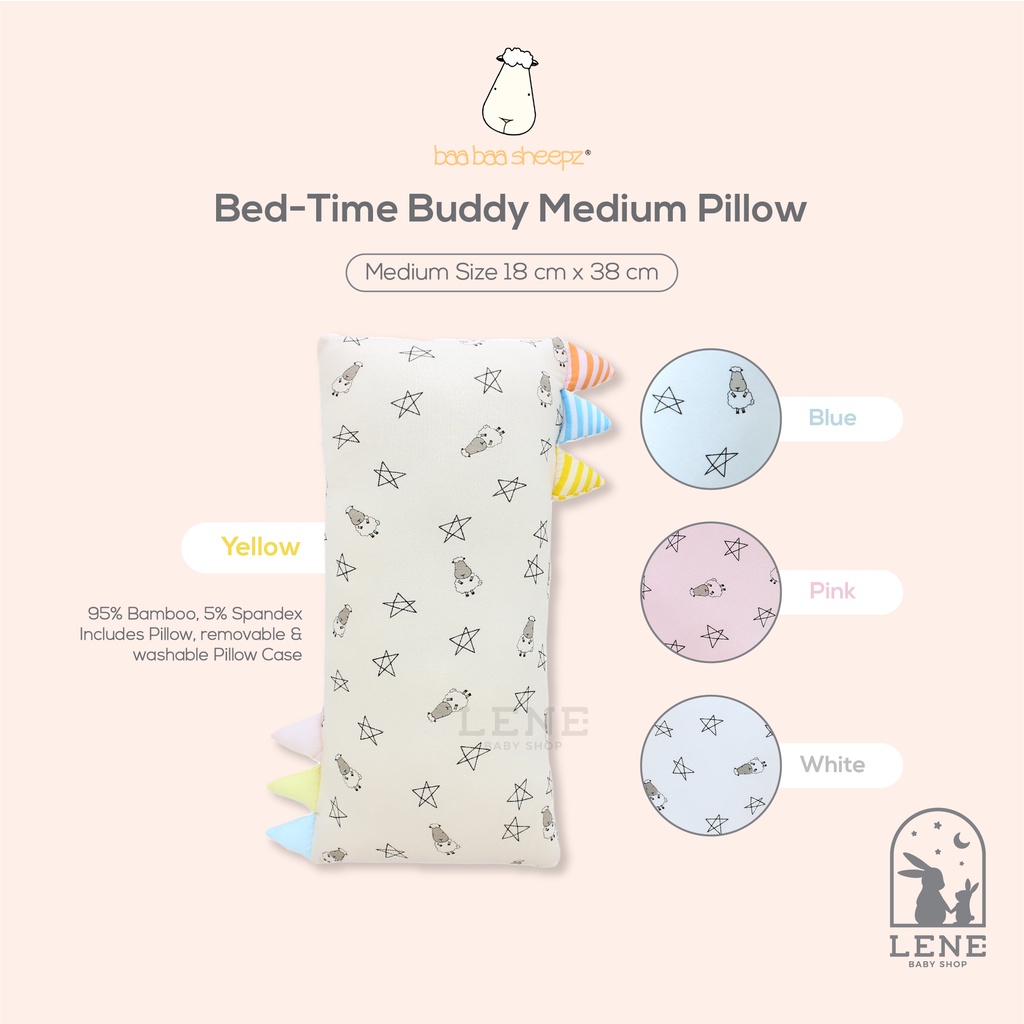 [READY] Baa Baa Sheepz Bed-Time Buddy Medium Pillow Baabaasheepz