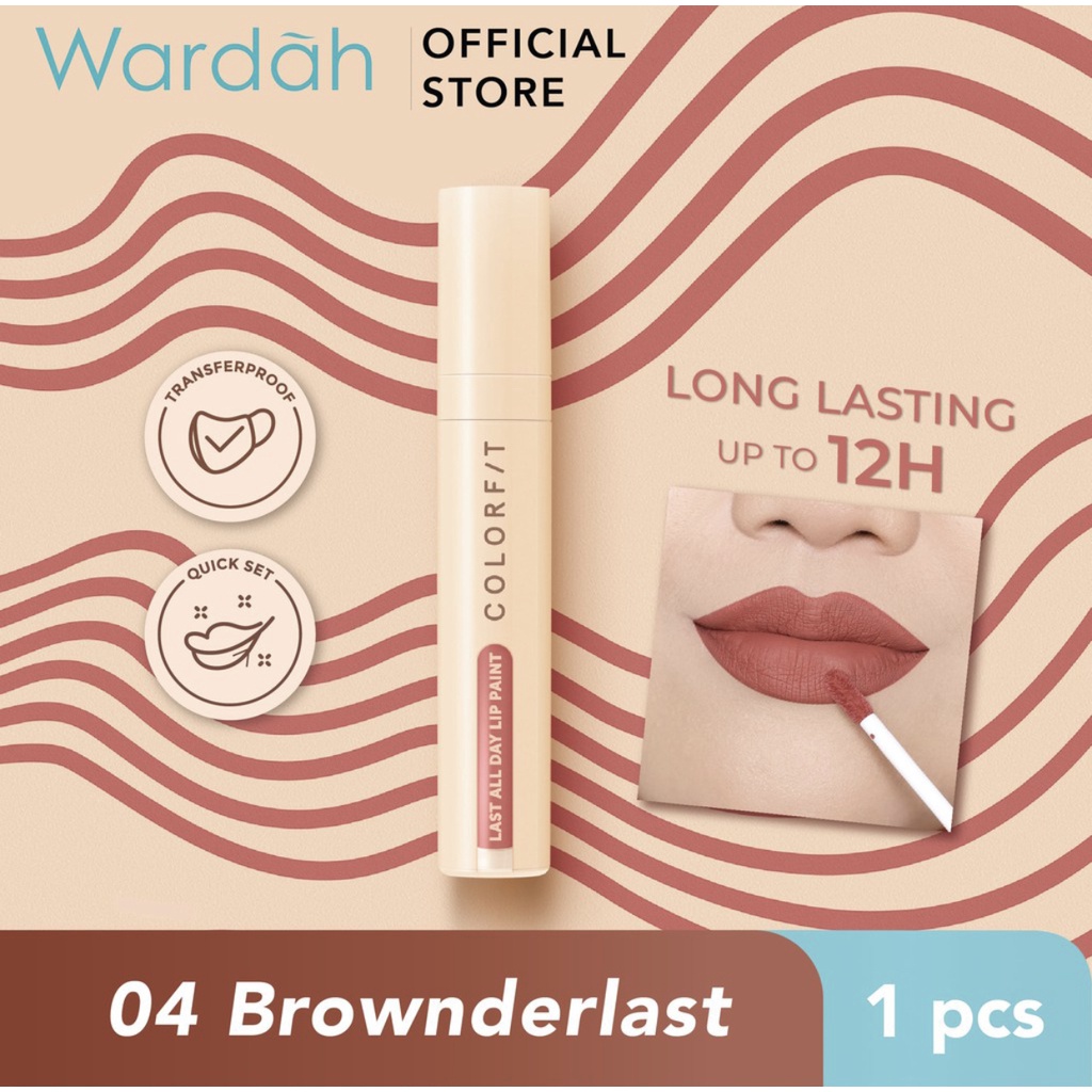 Wardah Colorfit Last All Day Lip Paint - Tahan Lama Hingga 12 Jam dan Transferproof