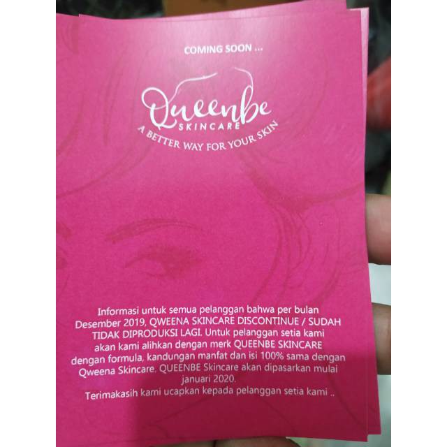 [100% Asli + COD] QWEENA / QUEENBE SKINCARE PAKET NORMAL KEMASAN BARU