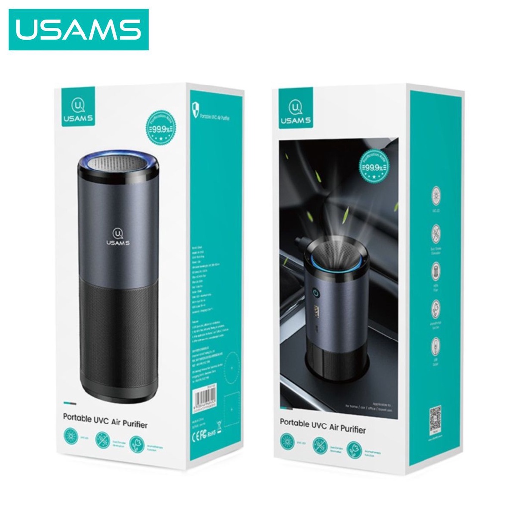 USAMS ZB169 Air Purifier UVC + Hepa Filter H13