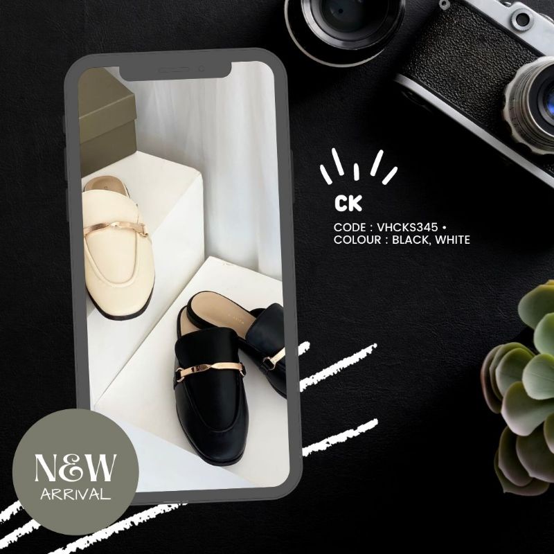 FLAT SHOES CK | SEPATU CK (VHCKS345) | SEPATU BRANDED