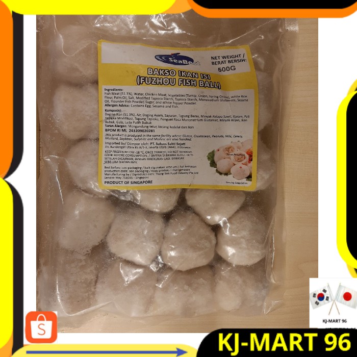 

MAKANAN IMPORT SEABEST PREMIUM FUZHOU FISH BALL- BAKSO IKAN LEZAT ISI DAGING DARI SINGAPORE