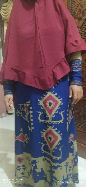 {bisa Cod} Murni Maxy Dress Wanita Fab Calvin Jeans