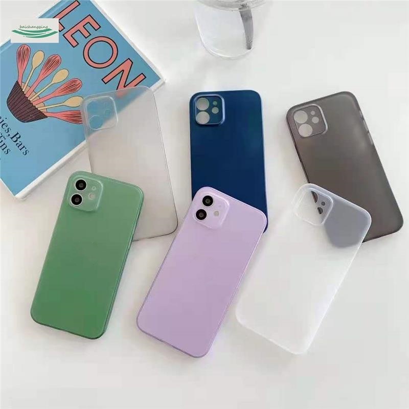 Soft Case Bahan PP Transparan Matte Ultra Tipis 0.03mm Untuk IPhone 14 13 12 11 Pro Max X XR XSMAX