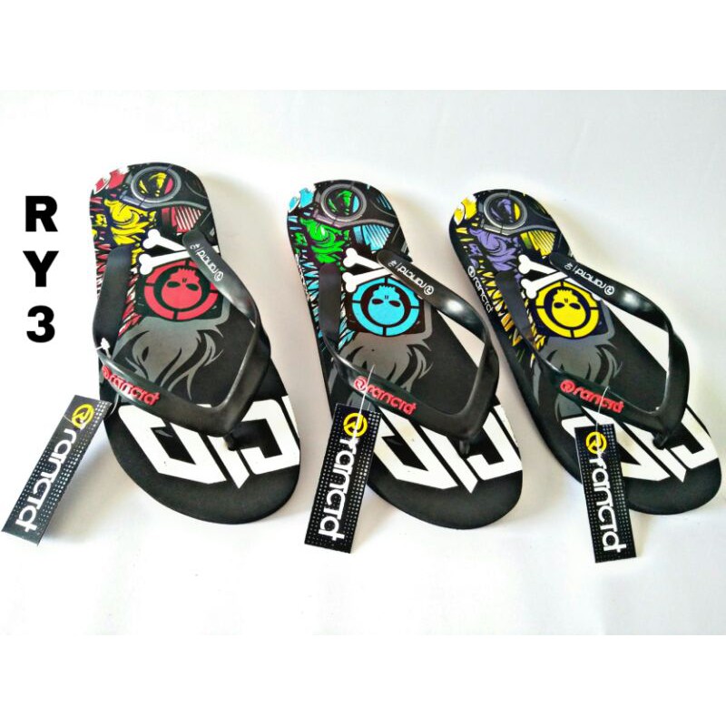 RANCID Sandal Japit Distro Pria Dewasa Original