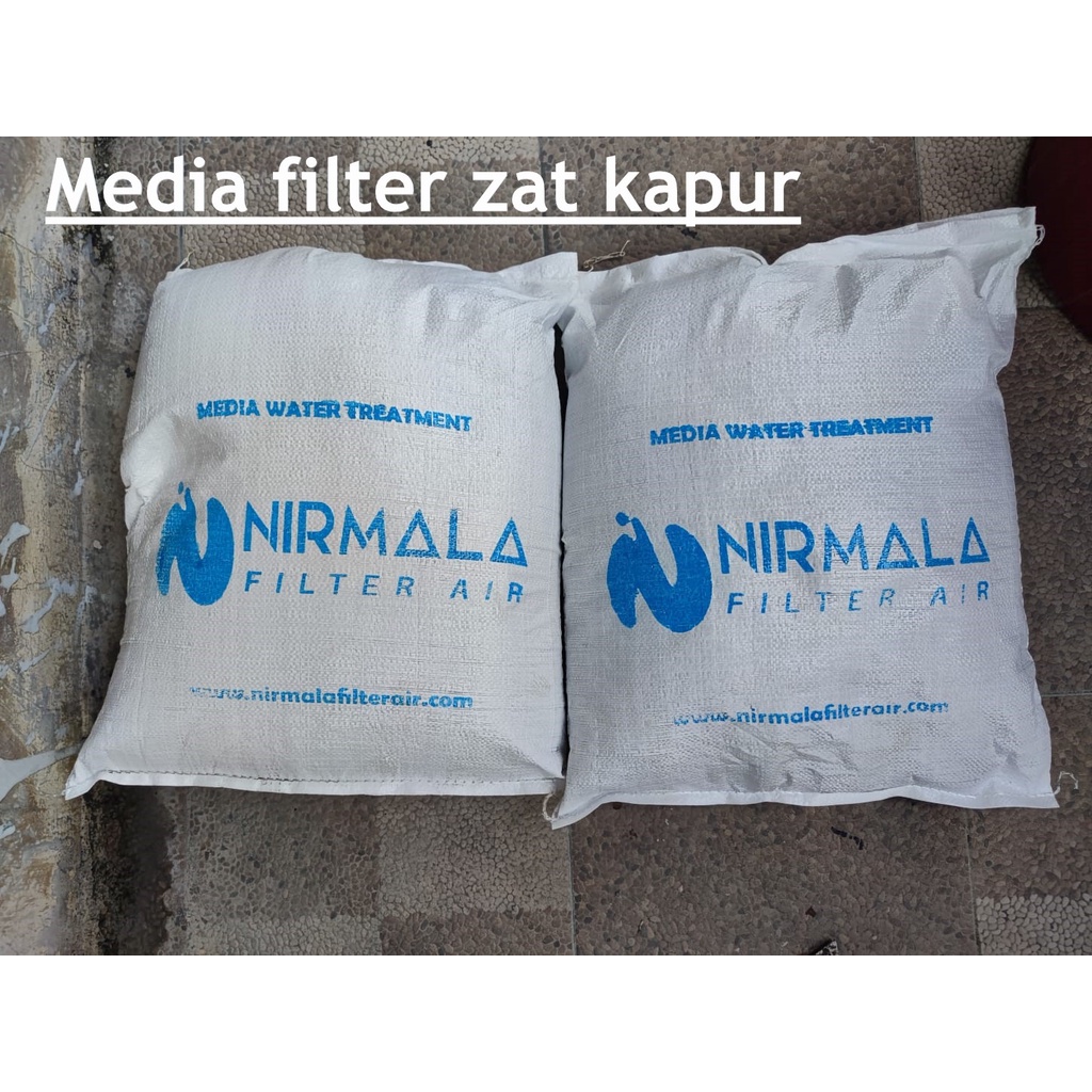 Paket media filter air zat kapur untuk sumur - Nirmala Filter