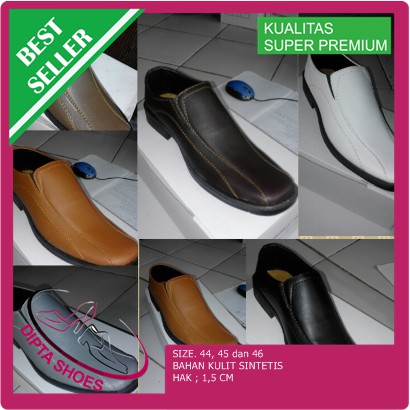 SEPATU PANTOFEL PRIA UKURAN BESAR SIZE. 44-45