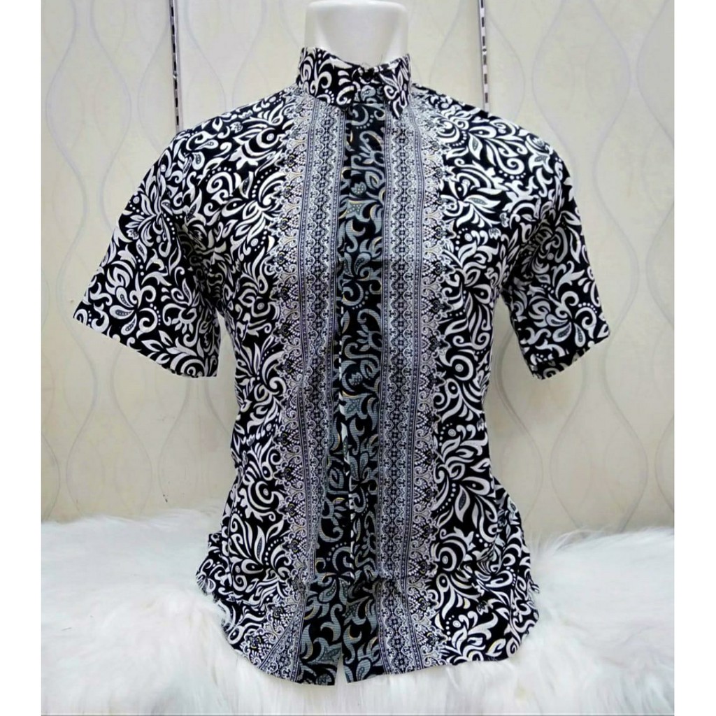 HEM PENDEK BATIK/kemeja batik kebaya termurah/hem terbaru dan terlaris/hem batik kebaya/kemeja