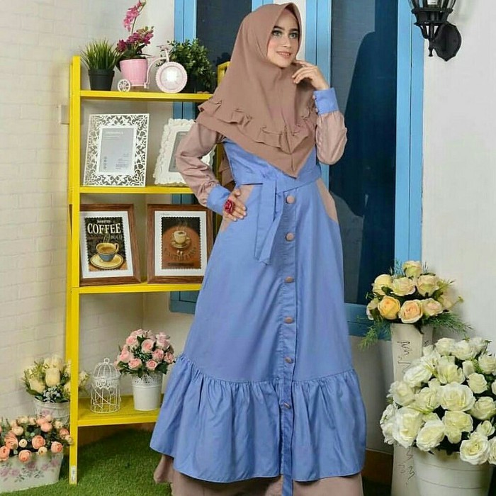 Baju gamis wanita /baju gamis wanita kekinian /dress terbaru