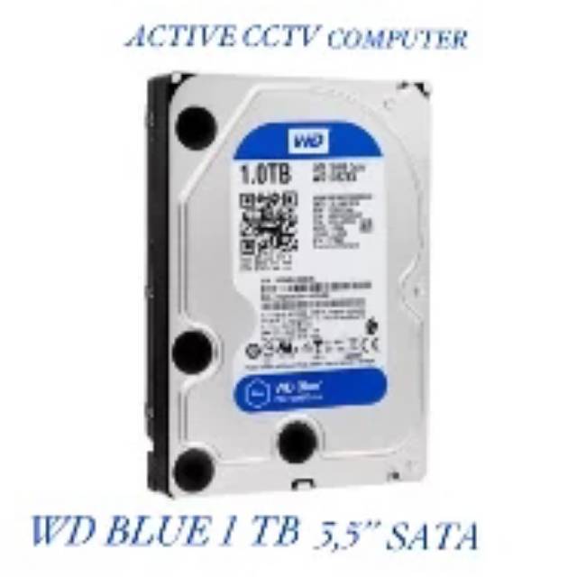 HDD HARDISK WDC WD BLUE 1 TB 1000GB UNTUK CCTV DVR PC KOMPUTER 35 IN 1000 GB 1 TB INTERNAL INCH SATA