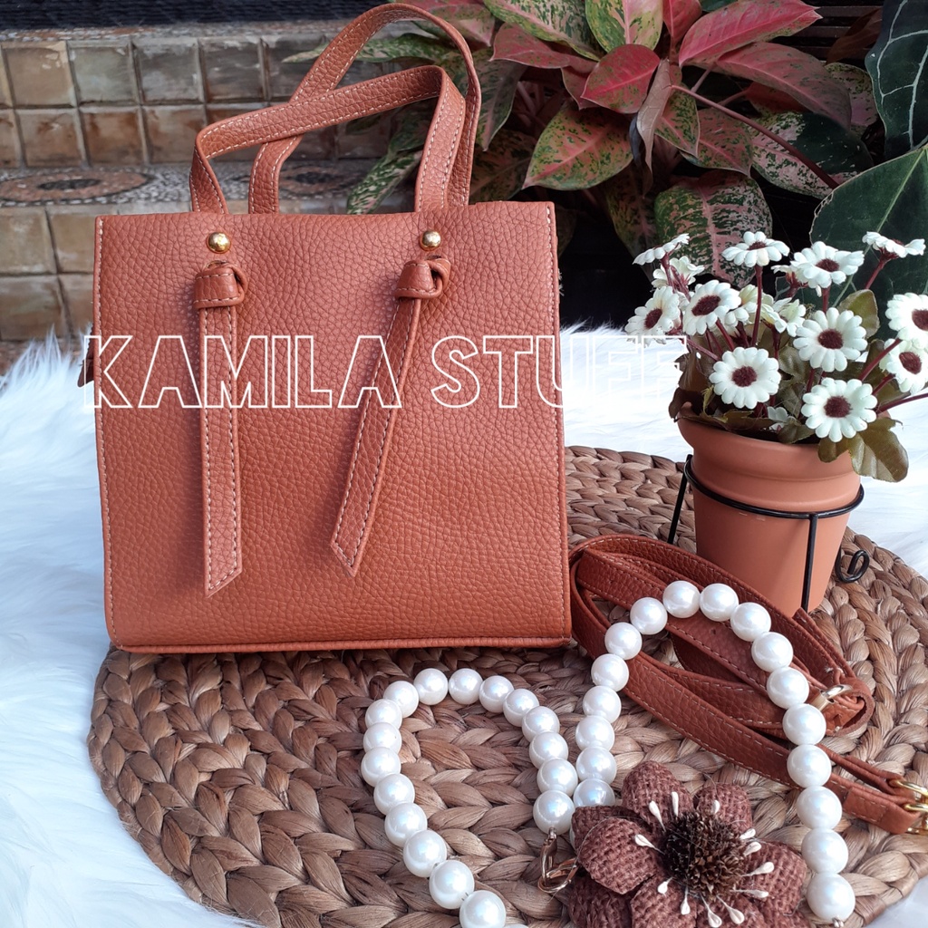 Kamilahstuff Tas Selempang Papirut Wanita Romesha