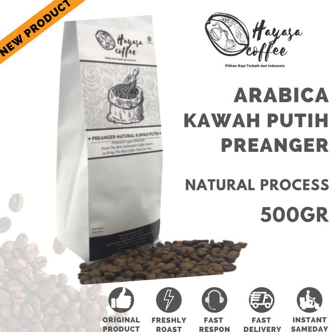 

Kopi Hayasa Preanger Natural Kawah Putih Specialty Arabica - 500 Gr -Diskon Besar