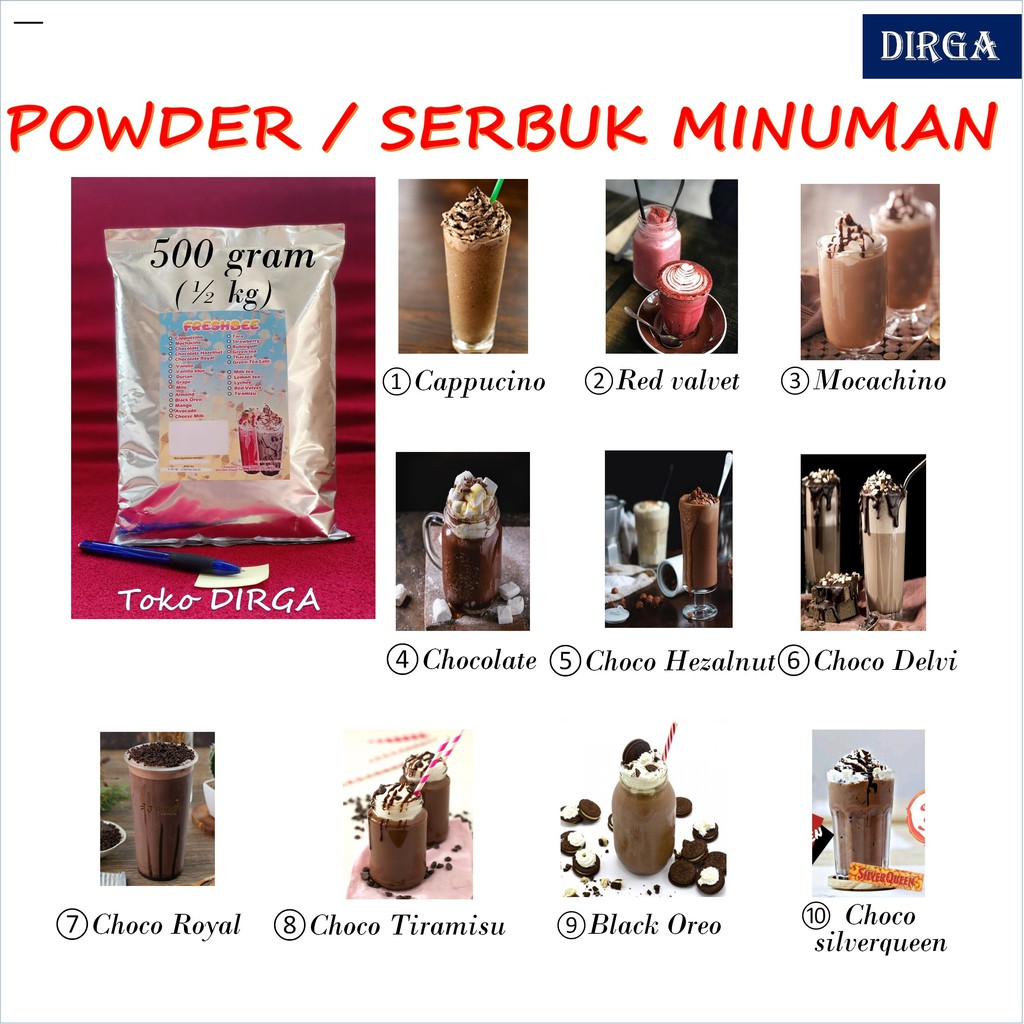

powder minuman / serbuk minuman / powder drink 500 gram