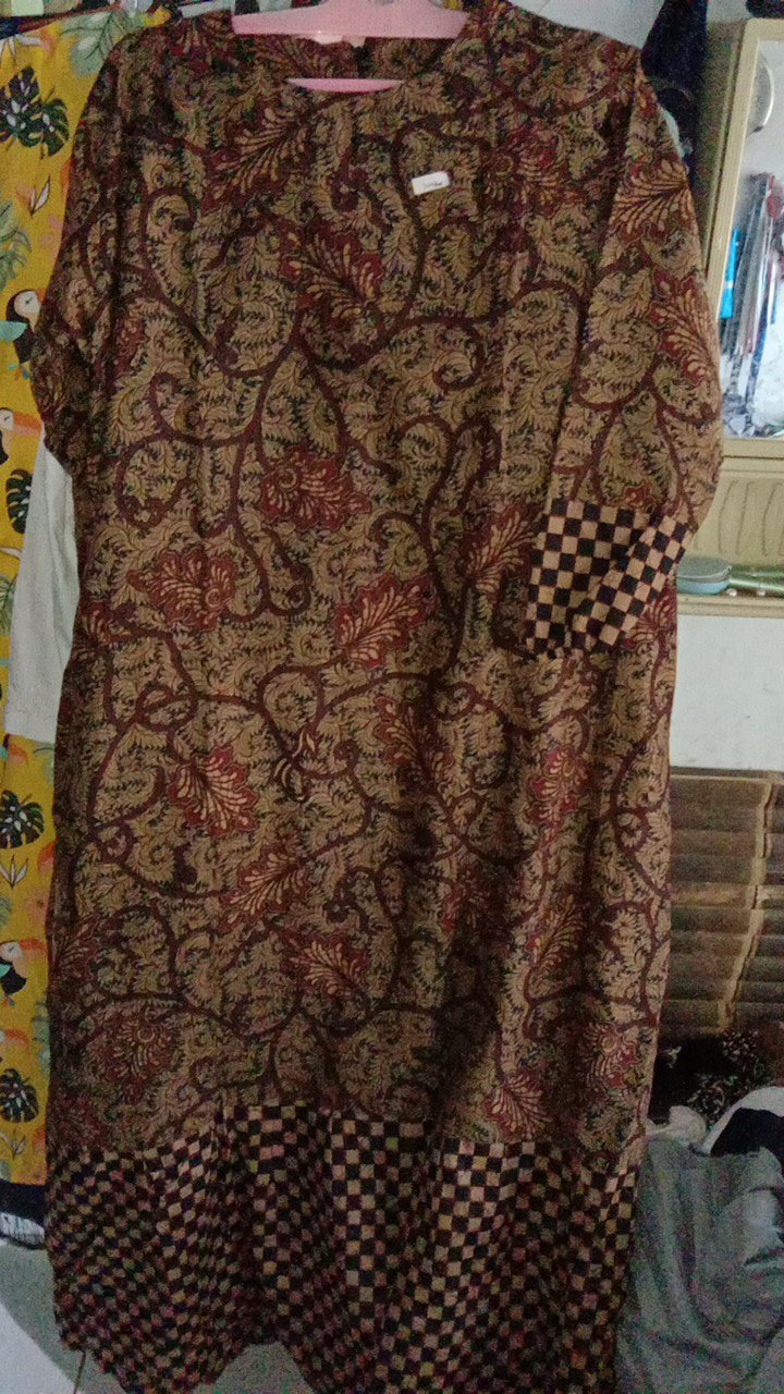 Gamis Batik Manggar, Padi,sekar,cantik,kubis,kipas,daun,kupu,nadine,gendis