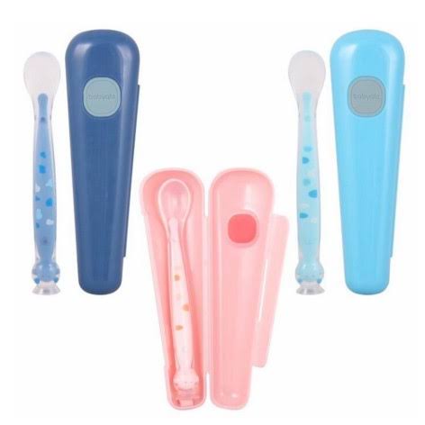 Babyqlo Silicone Baby Spoon Big - sendok makan bayi