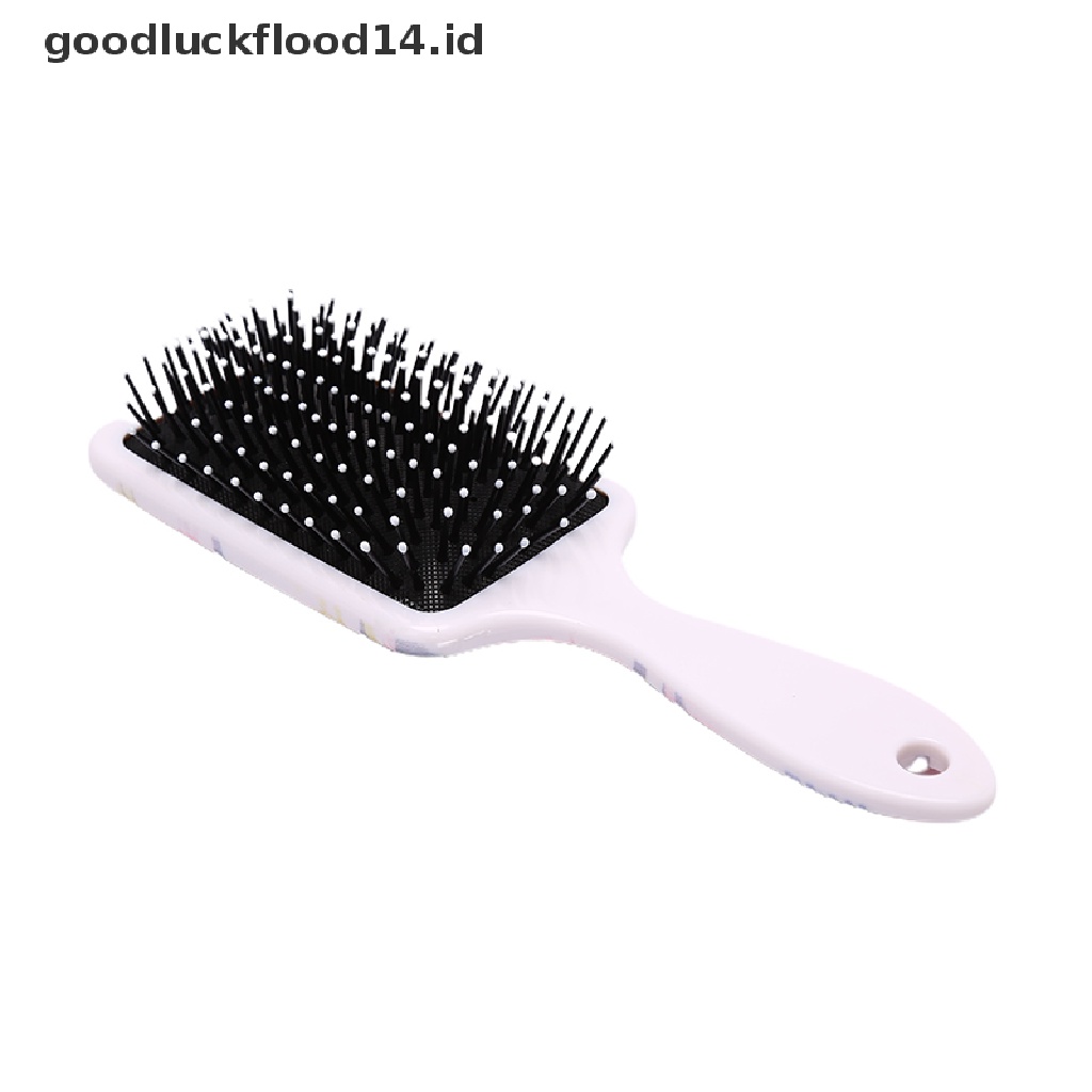 [OOID] Cute Animal Anti-static Hair Brush Massage Comb Shower Wet Detangle Hair Brush ID