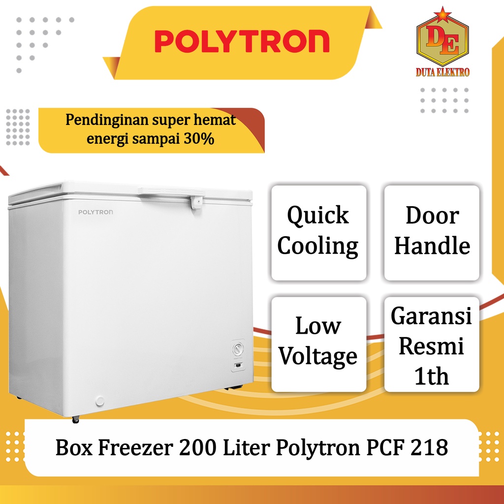 Box Freezer Polytron PCF 218 Chest Freezer 200 Liter