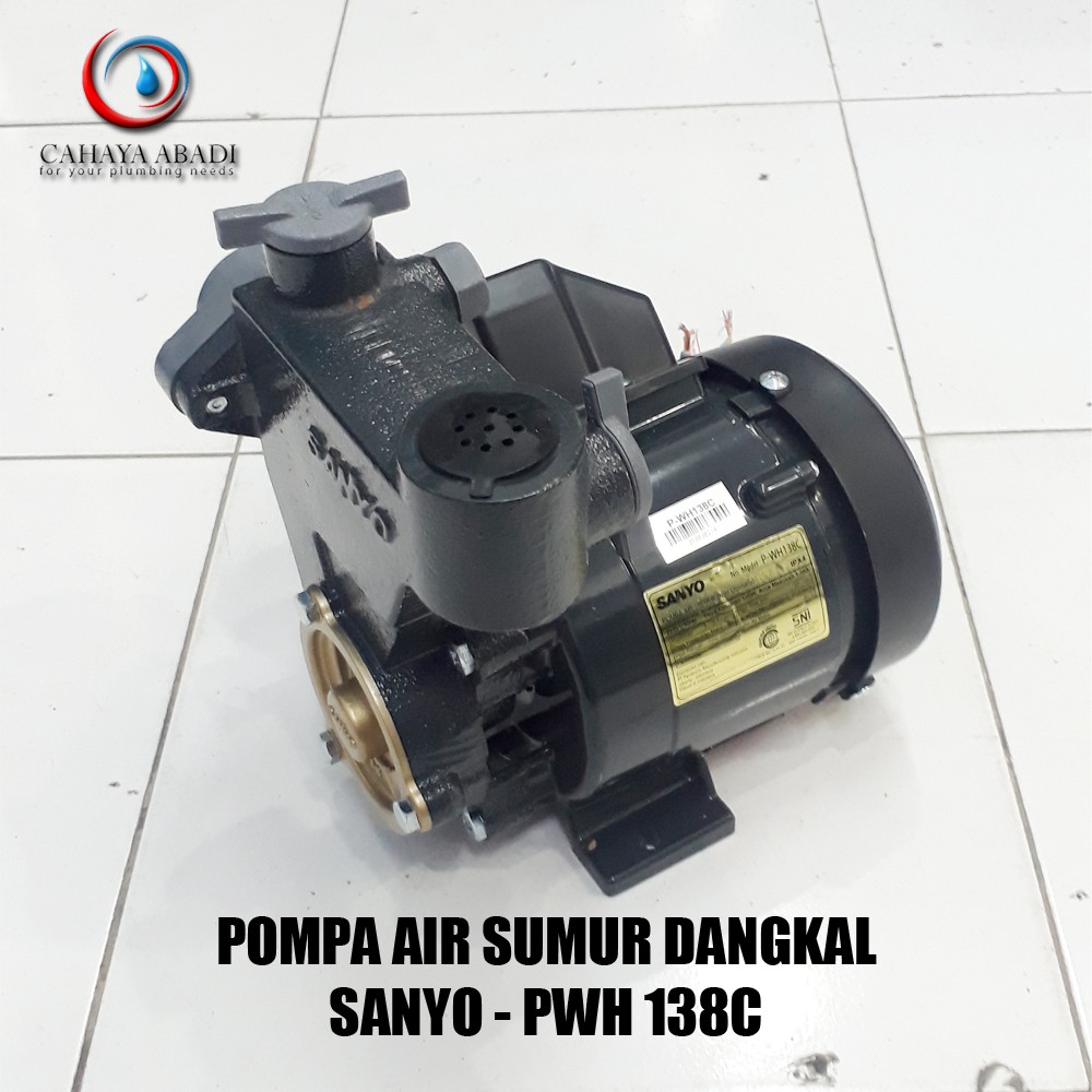 POMPA AIR SANYO - PWH 138 C - 125 WATT - MANUAL | Shopee Indonesia