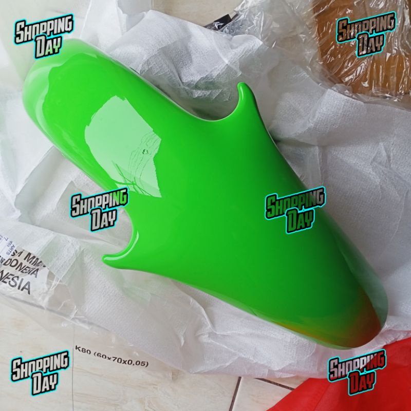 spakbor depan ninja rr hijau ORIGINAL