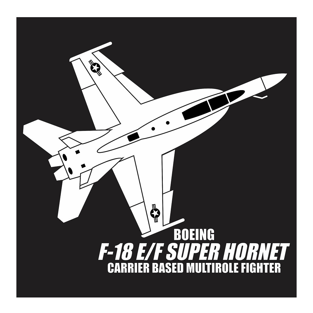 Boeing F-18 E/F Super Hornet, Cutting Sticker