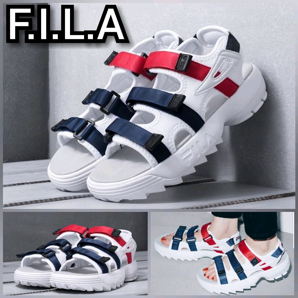 fila sepatu sandal