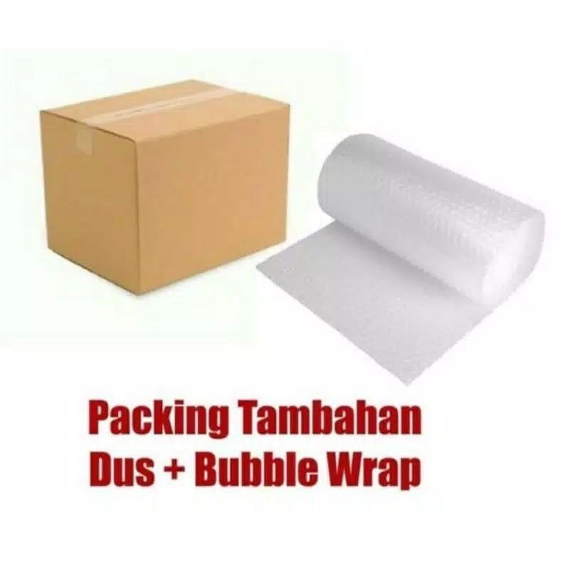 

packing tambahan kardus dan bubble wrap